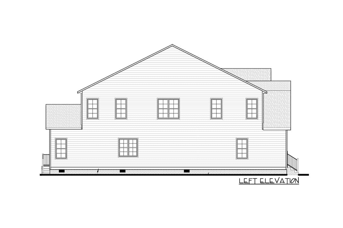 Plan 83630CRW: Country Cottage Plan with Main-Level Owner's Suite and Study - 3054 Sq Ft - Image #8 - Bungalow, Cottage, Country, Farmhouse