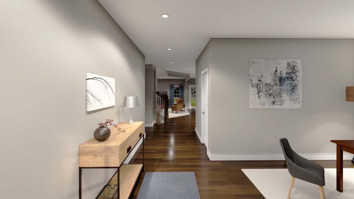 Plan 83630CRW: Country Cottage Plan with Main-Level Owner's Suite and Study - 3054 Sq Ft - Image #6 - Bungalow, Cottage, Country, Farmhouse