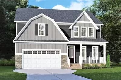 Country Cottage Plan with Main-Level Owner's Suite and Study - 3054 Sq Ft
