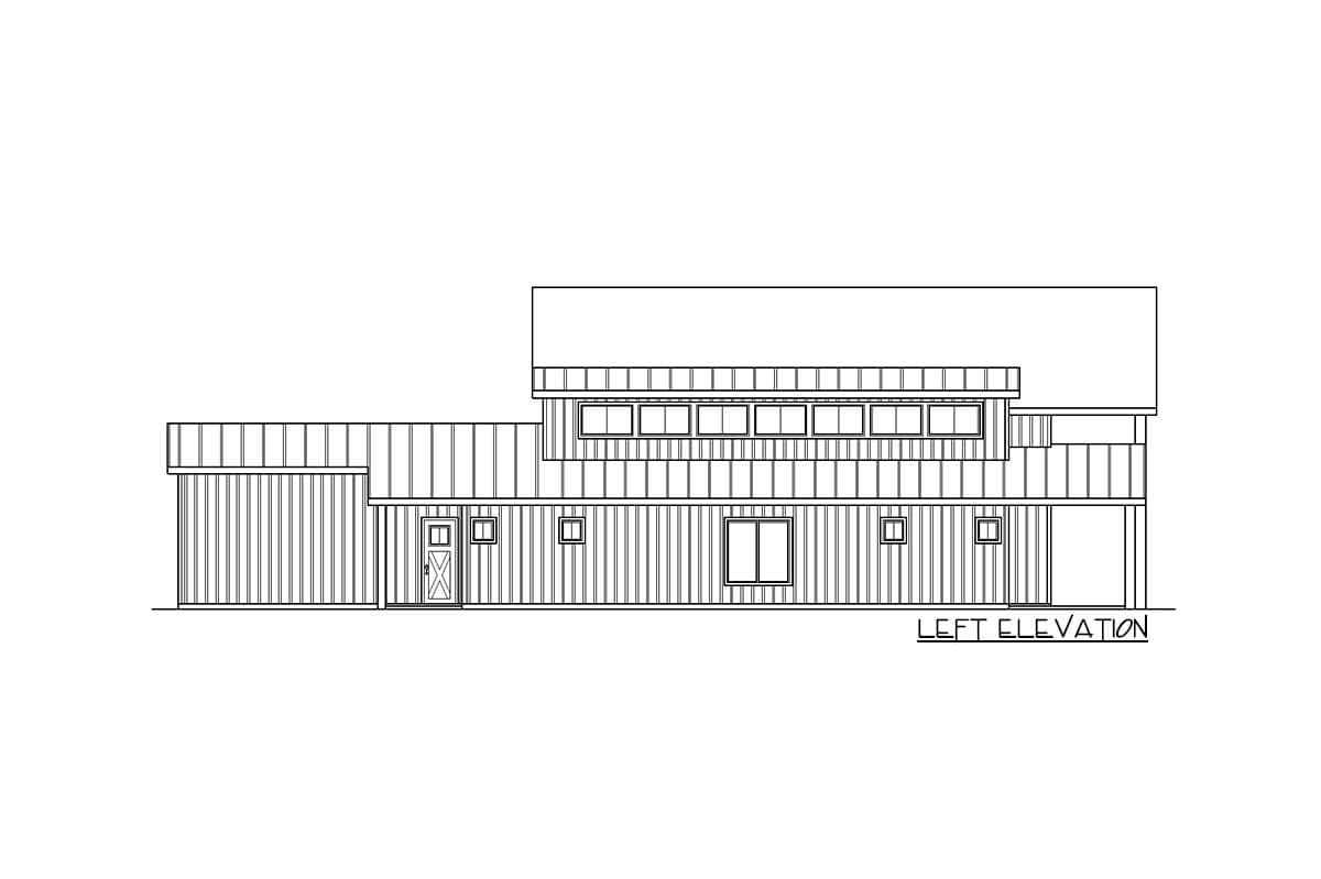 Plan 85376MS: Barndominium-Style Home Plan with Two-Story Great Room and Guest Quarters - 3247 Sq Ft - Image #14 - Barndominium, Country, Craftsman, Rustic