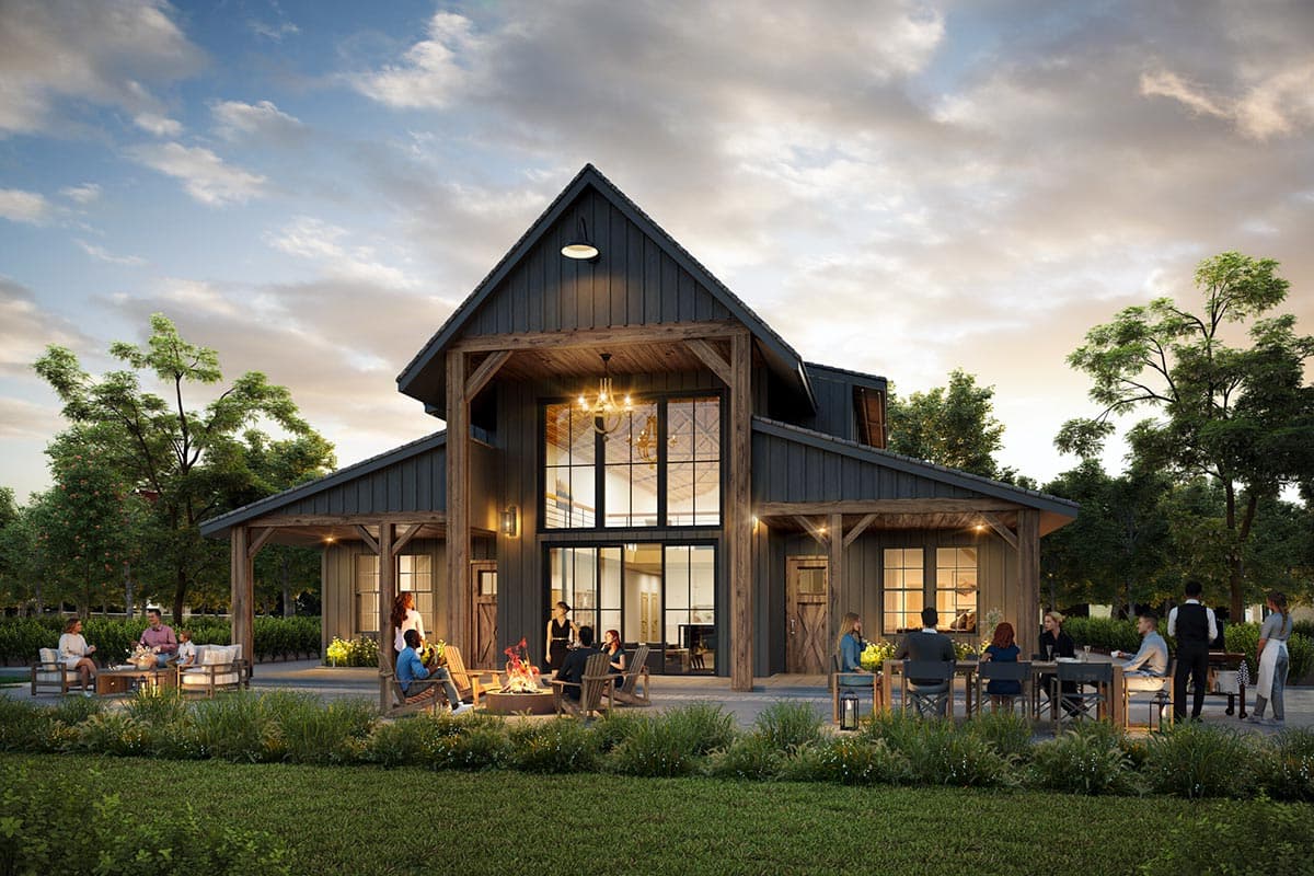 Plan 85376MS: Barndominium-Style Home Plan with Two-Story Great Room and Guest Quarters - 3247 Sq Ft - Image #10 - Barndominium, Country, Craftsman, Rustic