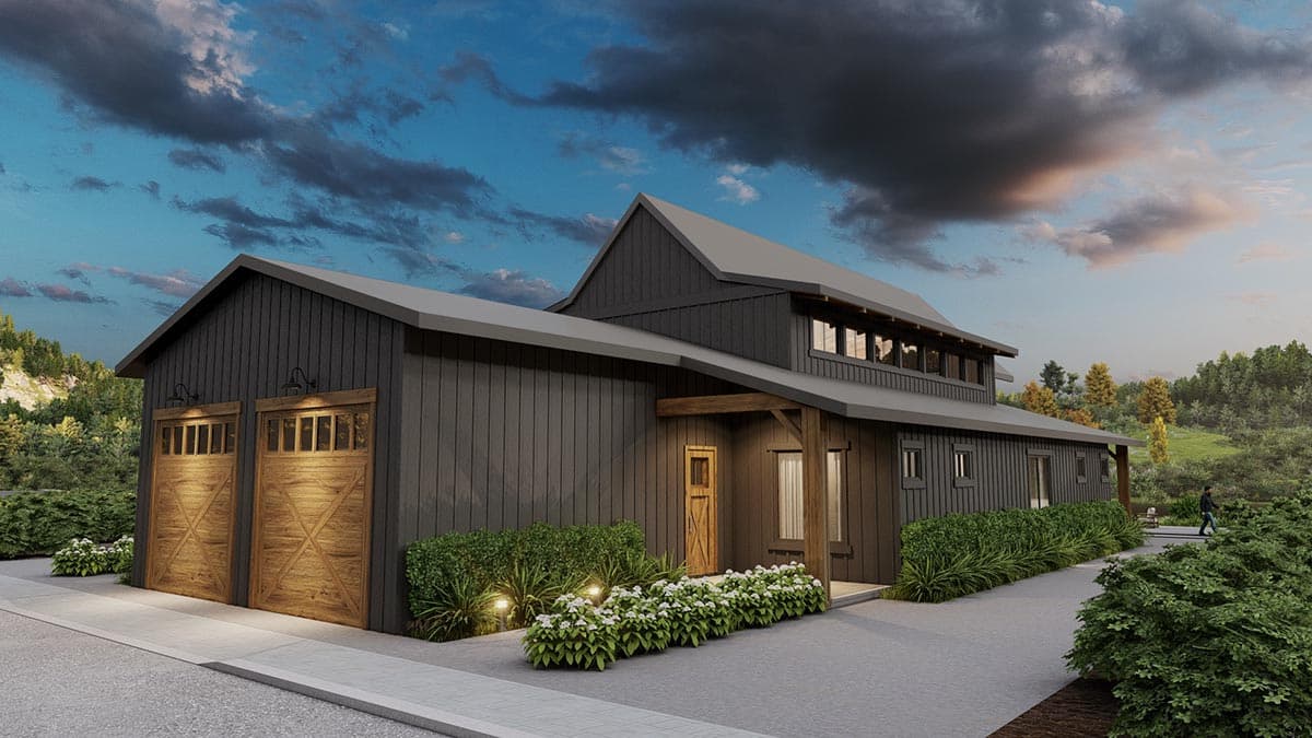 Plan 85376MS: Barndominium-Style Home Plan with Two-Story Great Room and Guest Quarters - 3247 Sq Ft - Image #13 - Barndominium, Country, Craftsman, Rustic