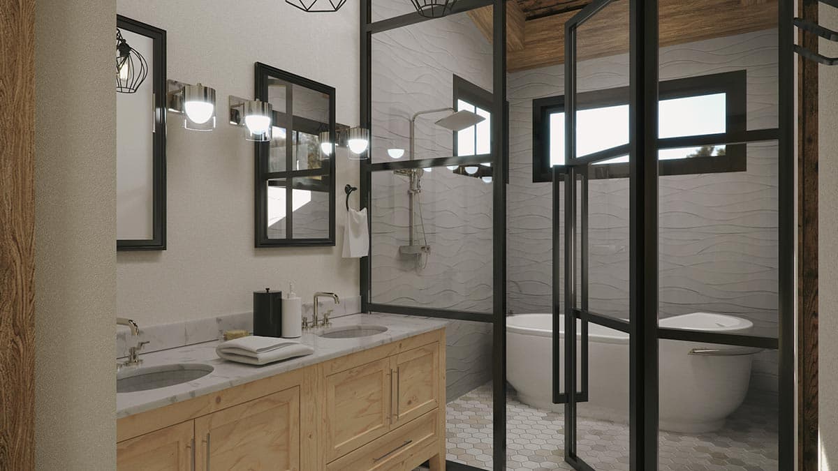 Plan 85377MS: One-Story Rustic Family House Plan with Stunning Exterior - Image #9 - Country, Farmhouse, Modern Farmhouse, Mountain, Prairie, Rustic