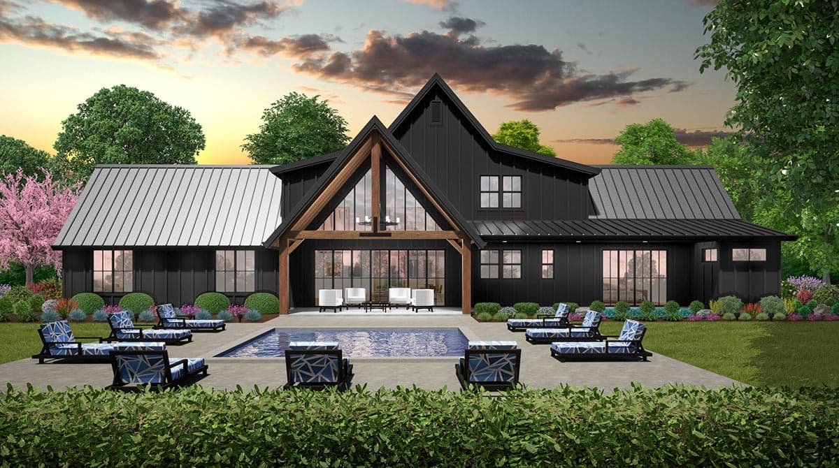 Plan 85377MS: One-Story Rustic Family House Plan with Stunning Exterior - Image #10 - Country, Farmhouse, Modern Farmhouse, Mountain, Prairie, Rustic