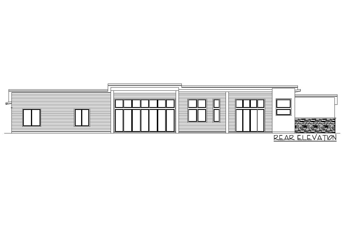 Plan 85378MS: Modern Hip Roof House Plan Under 3000 Square Feet - Image #6 - Contemporary, Craftsman, Mid Century Modern, Modern, Northwest