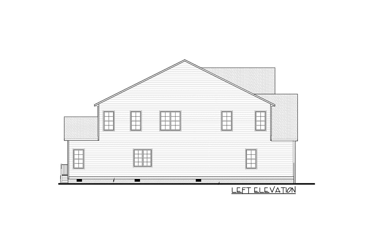 Plan 83631CRW: 3,000 Square Foot Traditional 2-Story Home Plan - Image #4 - Country, Traditional