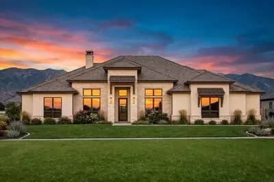 Over 3,600 Square Foot New American Ranch with Split-bed Layout and Flex Room