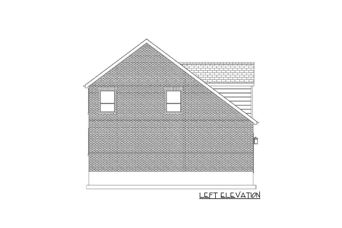 Plan 61417UT: 1100 Square Foot 2-Bed Garage Apartment - Image #12 - Carriage, Traditional