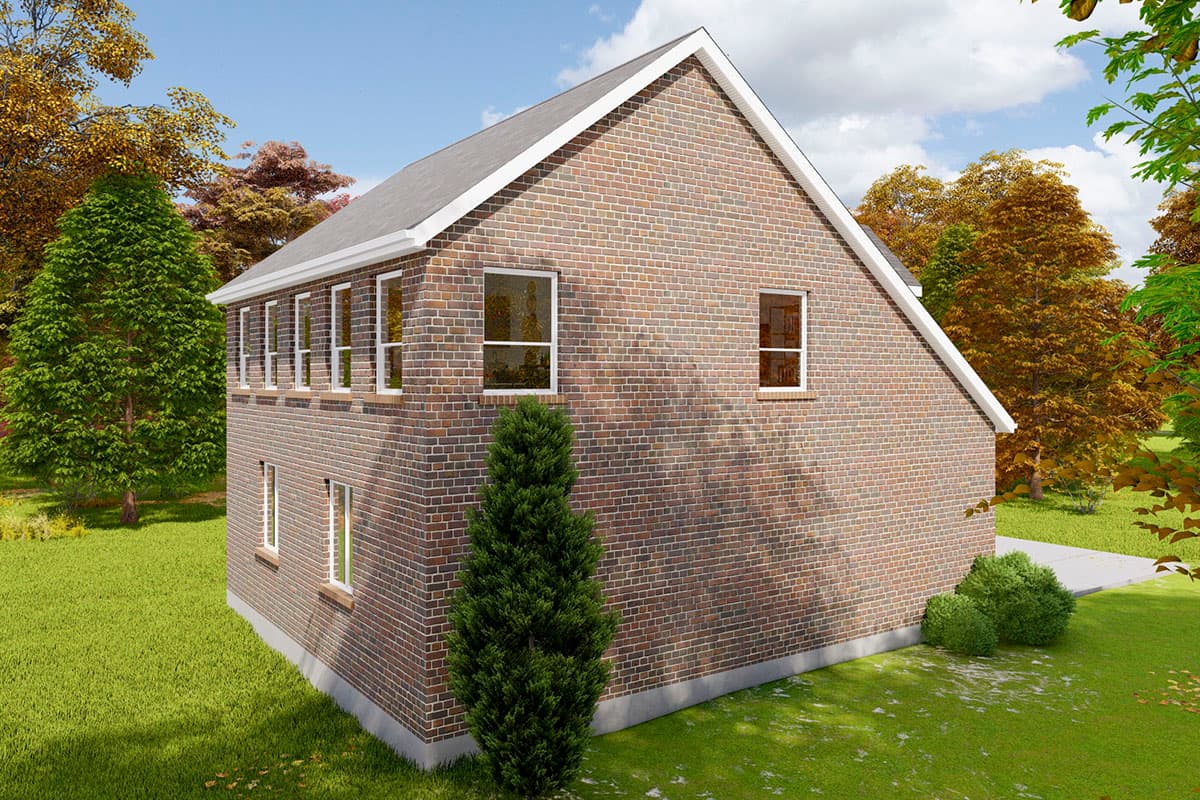 Plan 61417UT: 1100 Square Foot 2-Bed Garage Apartment - Image #5 - Carriage, Traditional