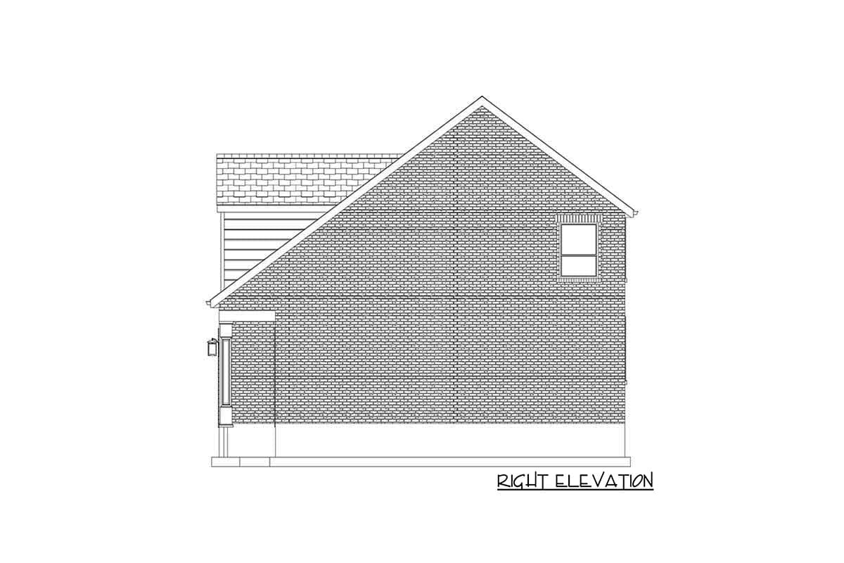 Plan 61417UT: 1100 Square Foot 2-Bed Garage Apartment - Image #14 - Carriage, Traditional