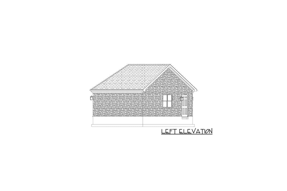 Plan 61420UT: 4-Car Garage Plan with 2 Angled Bays - Image #7 - Contemporary, Modern, Rustic