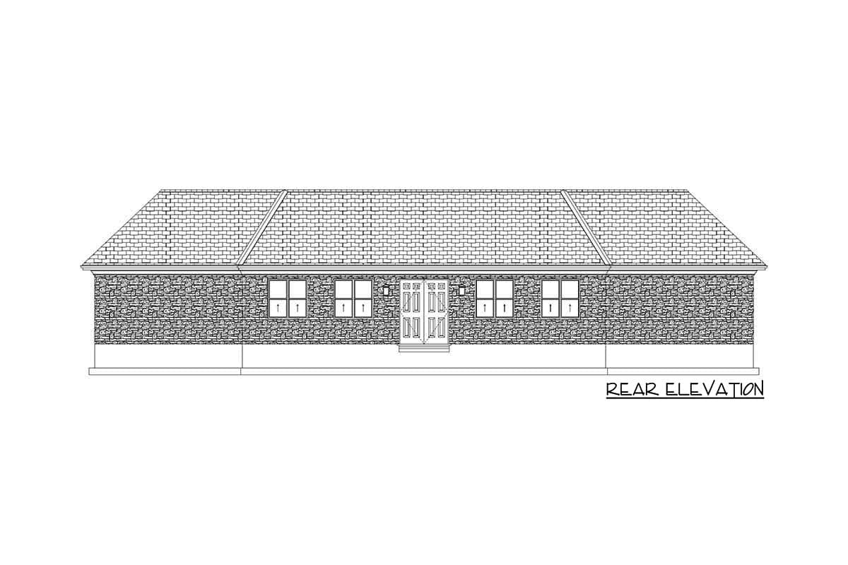 Plan 61420UT: 4-Car Garage Plan with 2 Angled Bays - Image #8 - Contemporary, Modern, Rustic