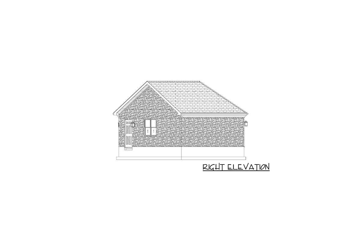 Plan 61420UT: 4-Car Garage Plan with 2 Angled Bays - Image #9 - Contemporary, Modern, Rustic