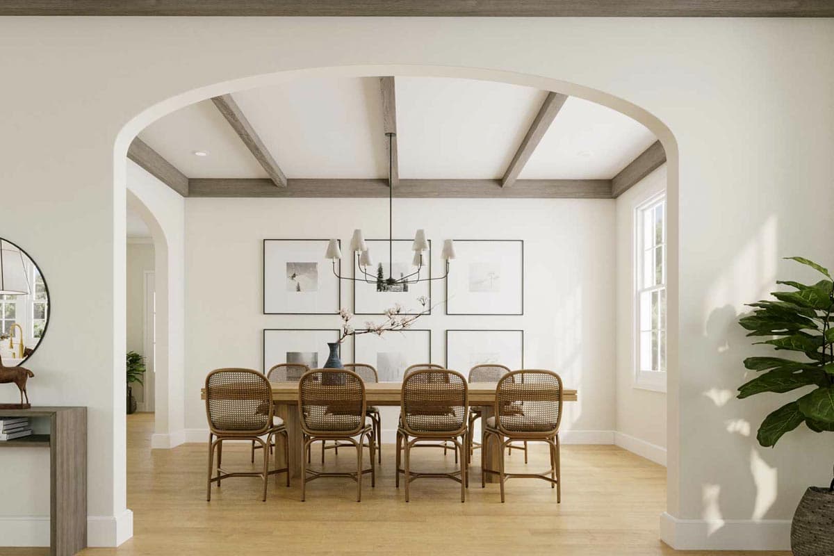 Plan 50218PH: Contemporary 4-Bedroom Tudor House Plan Under 3500 Square Feet - Image #10 - Contemporary, European, French Country, Transitional, Tudor