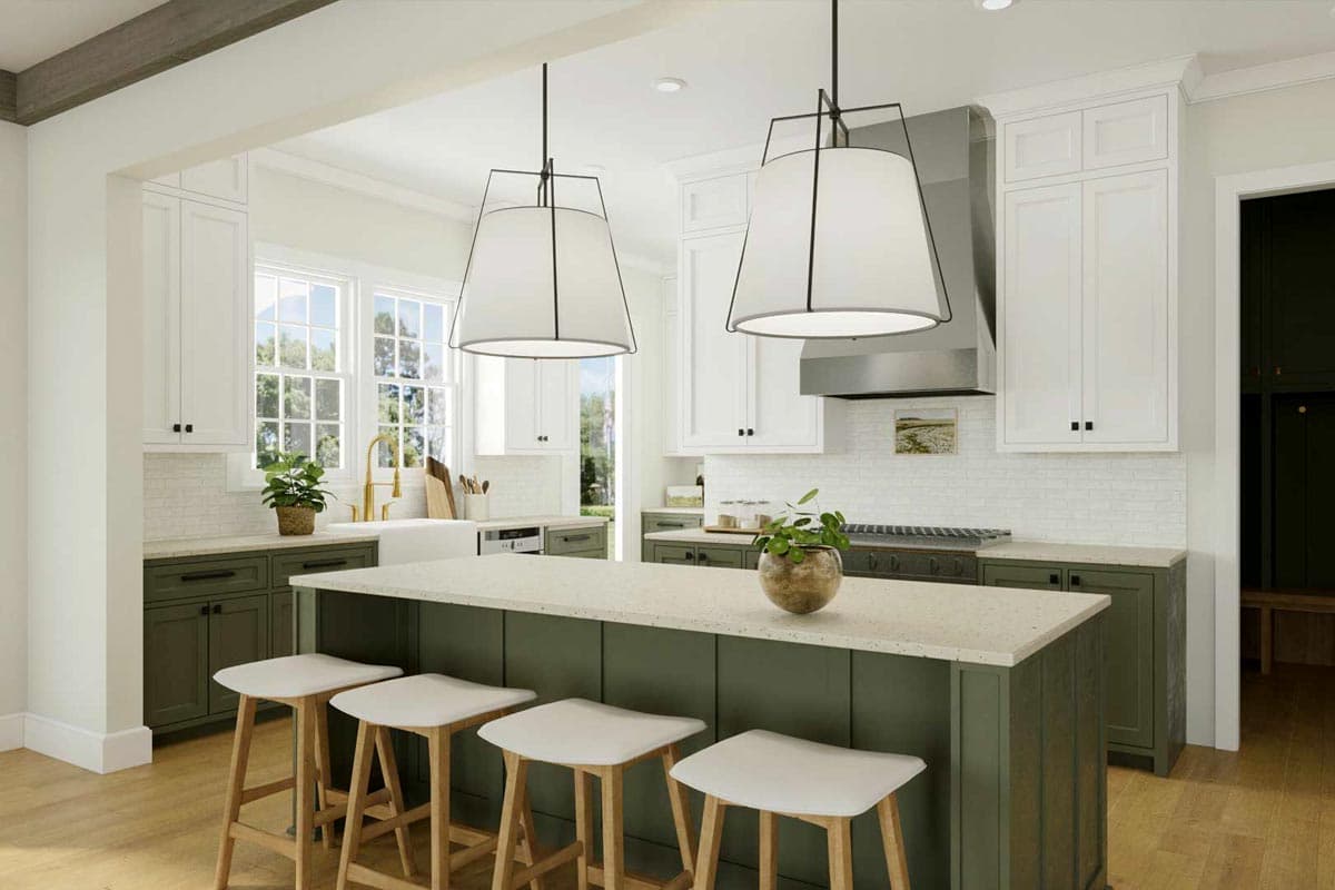 Plan 50218PH: Contemporary 4-Bedroom Tudor House Plan Under 3500 Square Feet - Image #12 - Contemporary, European, French Country, Transitional, Tudor