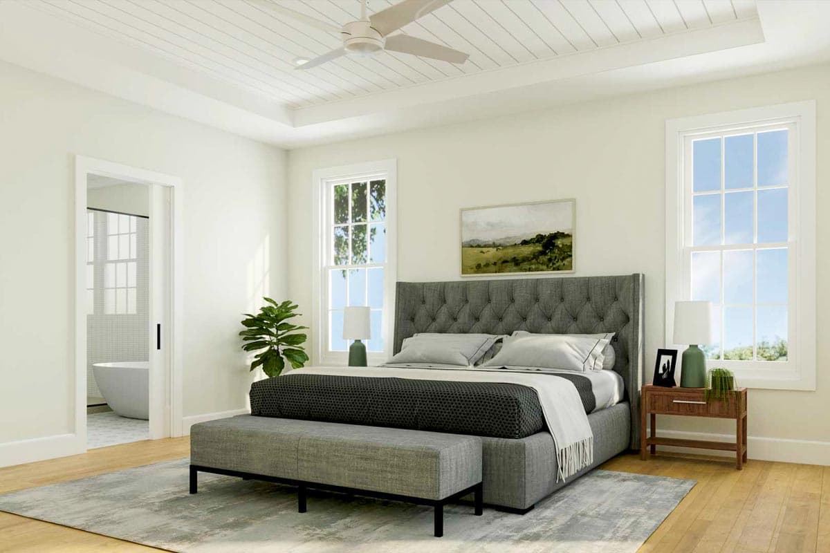 Plan 50218PH: Contemporary 4-Bedroom Tudor House Plan Under 3500 Square Feet - Image #13 - Contemporary, European, French Country, Transitional, Tudor