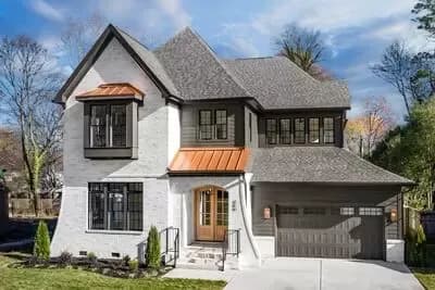 Contemporary 4-Bedroom Tudor House Plan Under 3500 Square Feet