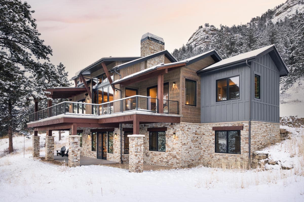 Plan 95191RW: Over 3,000 Square Foot Contemporary Mountain Ranch Plan with 10' Ceilings - Image #40 - Contemporary, Modern, Mountain, Ranch, Rustic