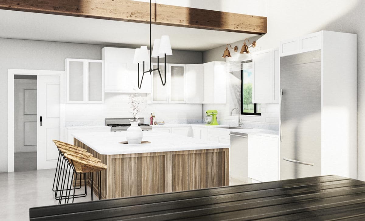 Plan 400015FTY: 3000 Square Foot Barndominium-Style House Plan in Popular 80 by 50 Footprint - Image #14 - Barndominium, Country, Rustic, Vacation