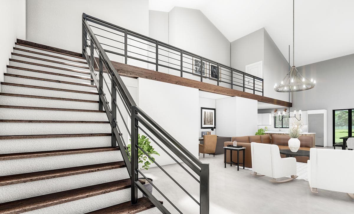 Plan 400015FTY: 3000 Square Foot Barndominium-Style House Plan in Popular 80 by 50 Footprint - Image #17 - Barndominium, Country, Rustic, Vacation