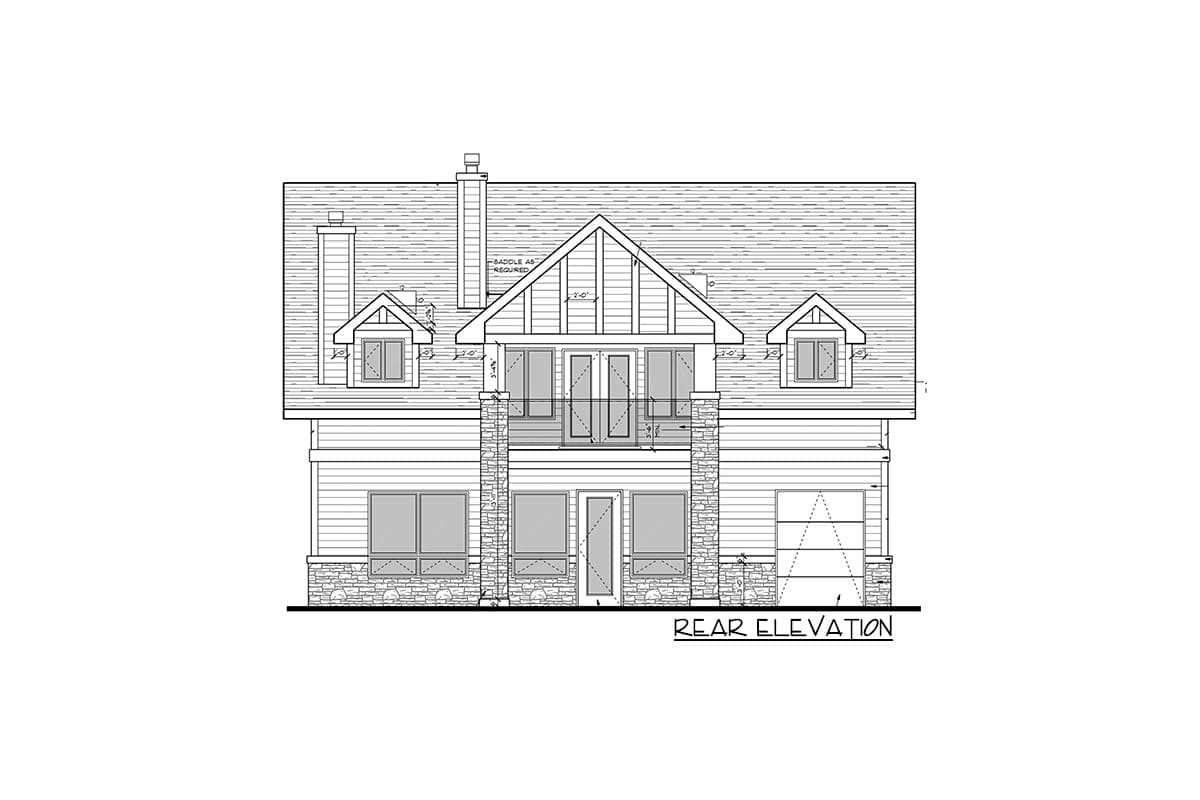 Plan 81806AB: Contemporary Craftsman Carriage House Plan with Ground Level Bar Lounge - Image #4 - Country, Craftsman, New American, Rustic