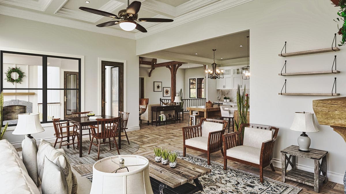 Plan 25797GE: Craftsman Lake House Plan with Walkout Basement - 2845 Sq Ft - Image #25 - Country, Craftsman, Farmhouse, New American, Ranch