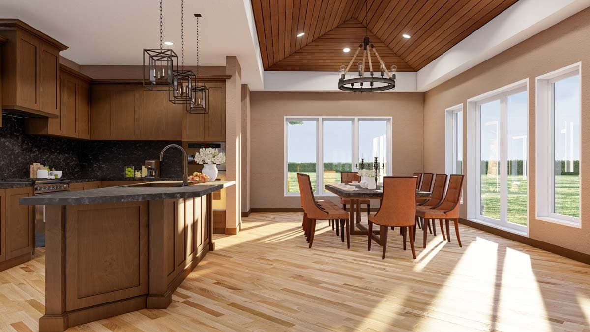 Plan 70840MK: Rustic Ranch Under 3700 Square Feet with Porte-Cochere and an Angled 3-Car Garage - Image #21 - Prairie, Ranch, Rustic