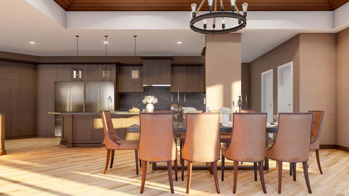 Plan 70840MK: Rustic Ranch Under 3700 Square Feet with Porte-Cochere and an Angled 3-Car Garage - Image #22 - Prairie, Ranch, Rustic