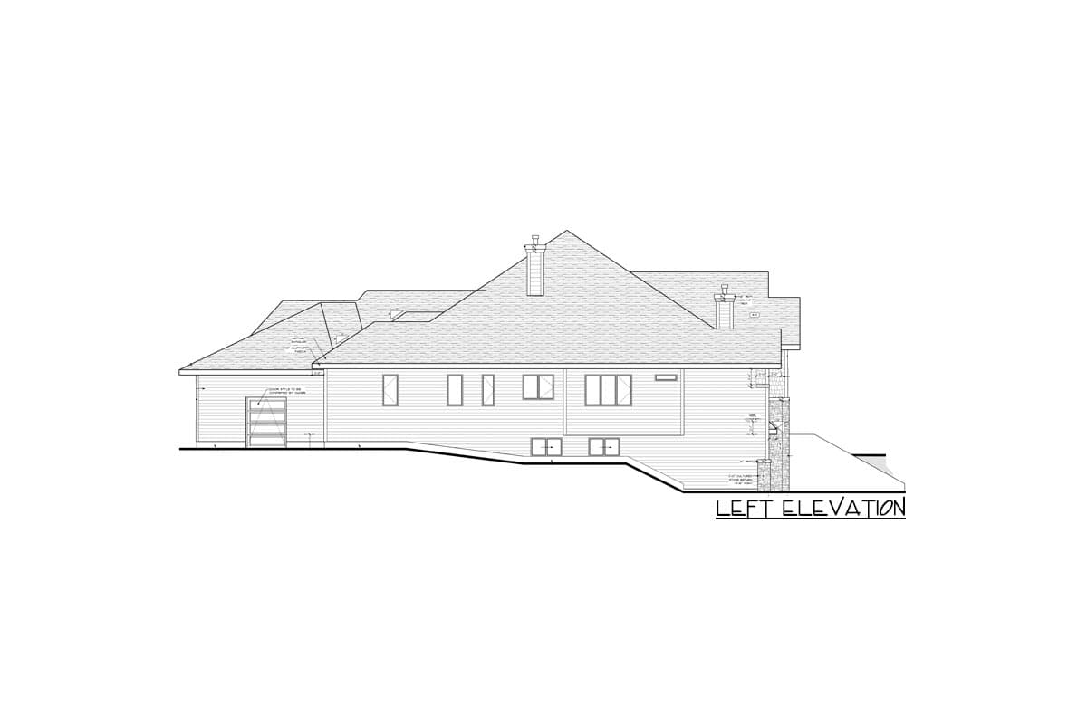 Plan 81810AB: Country Craftsman Plan with Large Garage / Man Cave - Image #7 - Country, Craftsman, Mountain, Northwest, Rustic