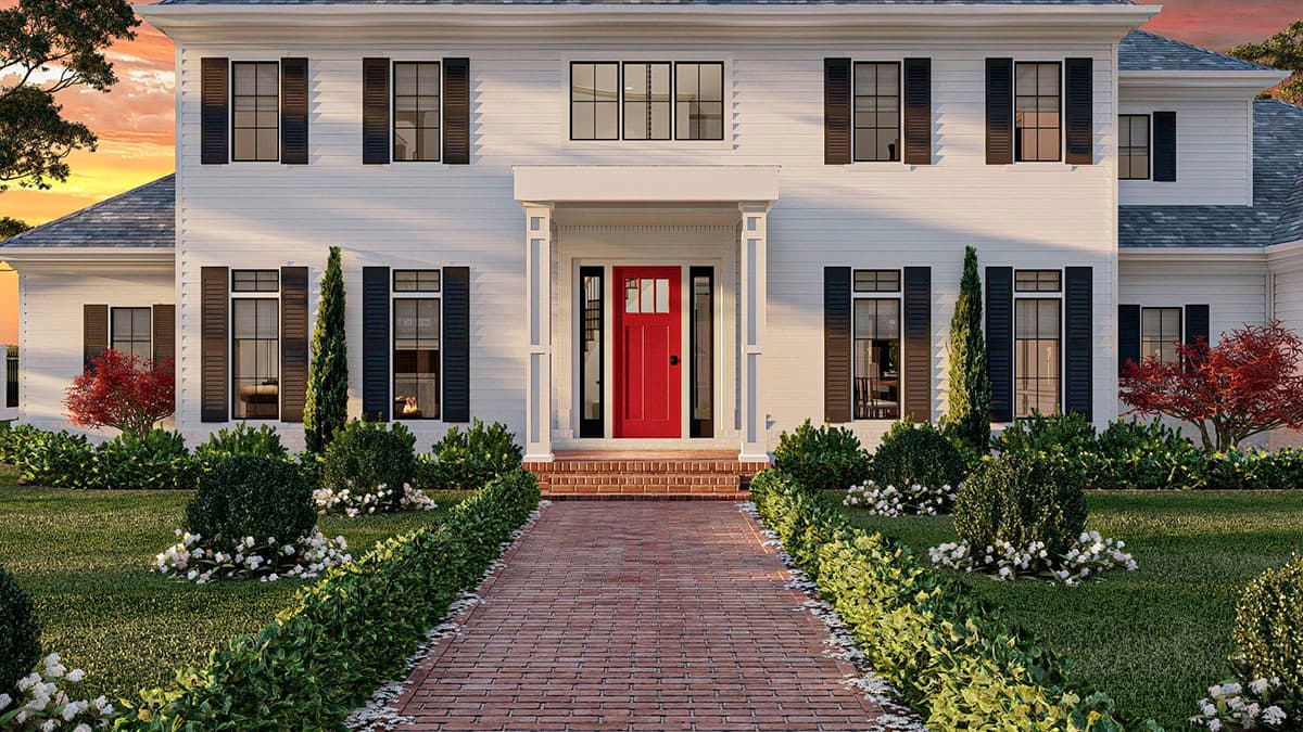 Plan 623176DJ: 4300 Square Foot 2-Story Southern Traditional House Plan with Two Stairs and an Upstairs Family Room - Image #7 - Colonial, Southern, Southern Traditional, Traditional