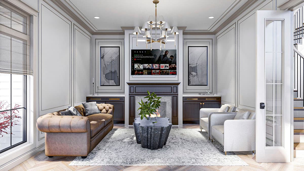 Plan 623176DJ: 4300 Square Foot 2-Story Southern Traditional House Plan with Two Stairs and an Upstairs Family Room - Image #9 - Colonial, Southern, Southern Traditional, Traditional