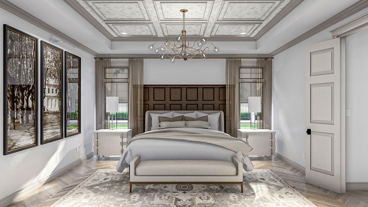 Plan 623176DJ: 4300 Square Foot 2-Story Southern Traditional House Plan with Two Stairs and an Upstairs Family Room - Image #15 - Colonial, Southern, Southern Traditional, Traditional