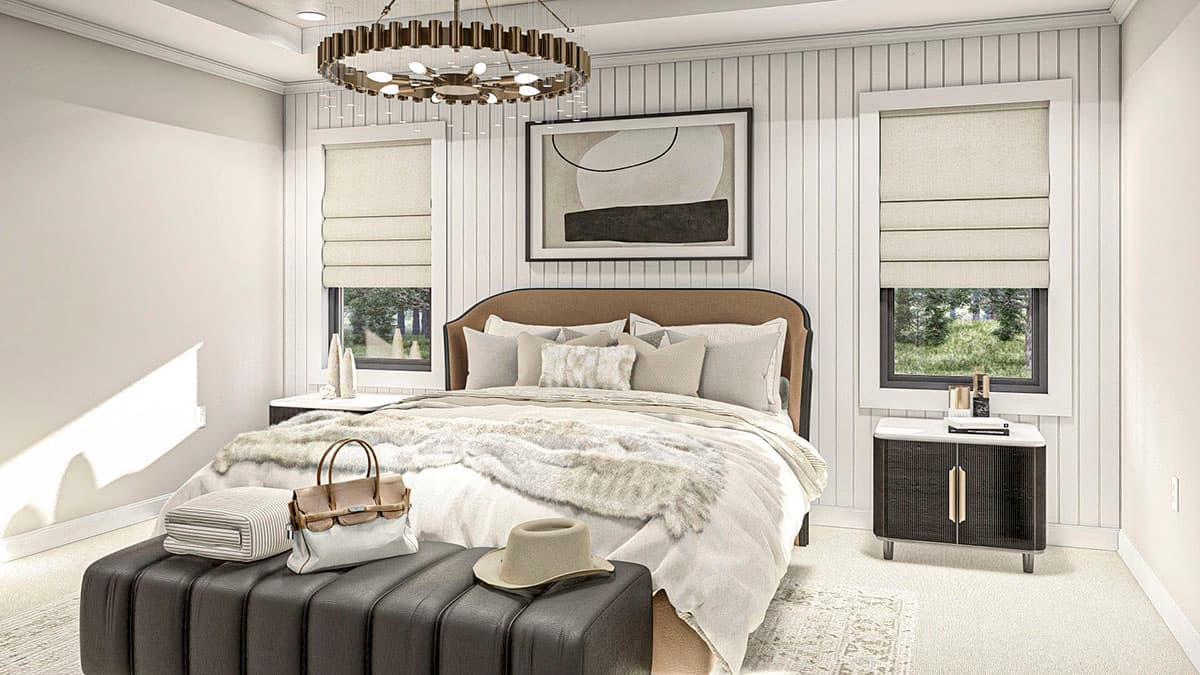 Plan 623179DJ: Modern Farmhouse Duplex House Plan with Matching 3-Bed Units Under 2200 Square Feet - Image #14 - Craftsman, Modern Farmhouse, New American, Rustic