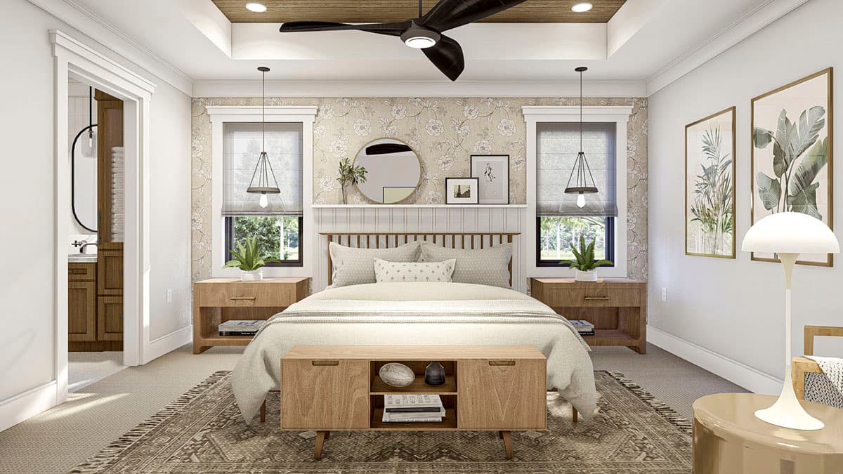 Plan 623180DJ: 3-Bed New American House Plan  with Second Floor Master Suite - 1587 Sq Ft - Image #13 - Country, Craftsman, Farmhouse, Modern Farmhouse, New American