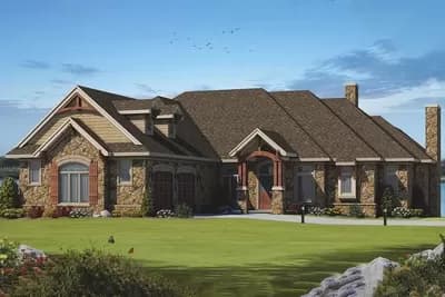 Spacious European Ranch Plan with Main-level Owner's Suite and Walkout Basement