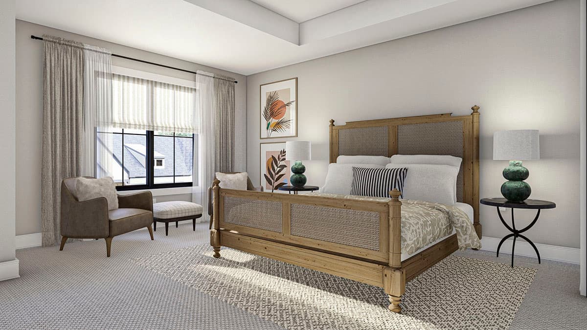 Plan 623181DJ: 1700 Square Foot 3-Bed House Plan Under 26 Feet Wide - Image #18 - Country, Modern Farmhouse, New American, Traditional