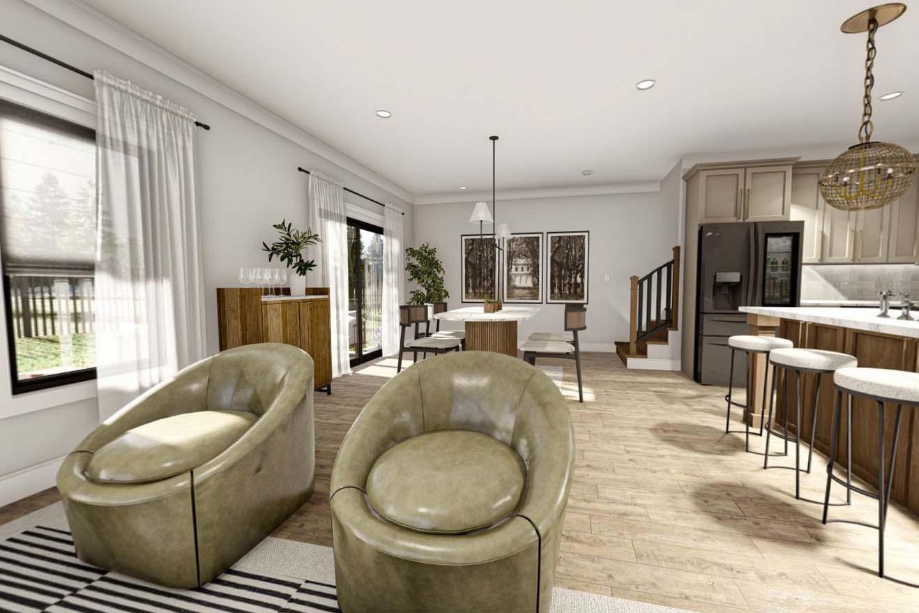 Plan 623181DJ: 1700 Square Foot 3-Bed House Plan Under 26 Feet Wide - Virtual Tour Cover Image - Country, Modern Farmhouse, New American, Traditional