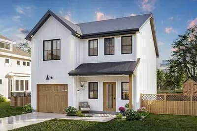 1700 Square Foot 3-Bed House Plan Under 26 Feet Wide