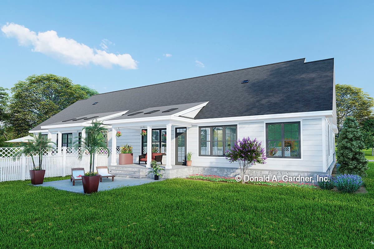 Plan 444378GDN: Two-Story Duplex with New American Styling and Matching 1875 Square Foot 3-Bed Units - Image #4 - Country, Craftsman, Modern Farmhouse, New American