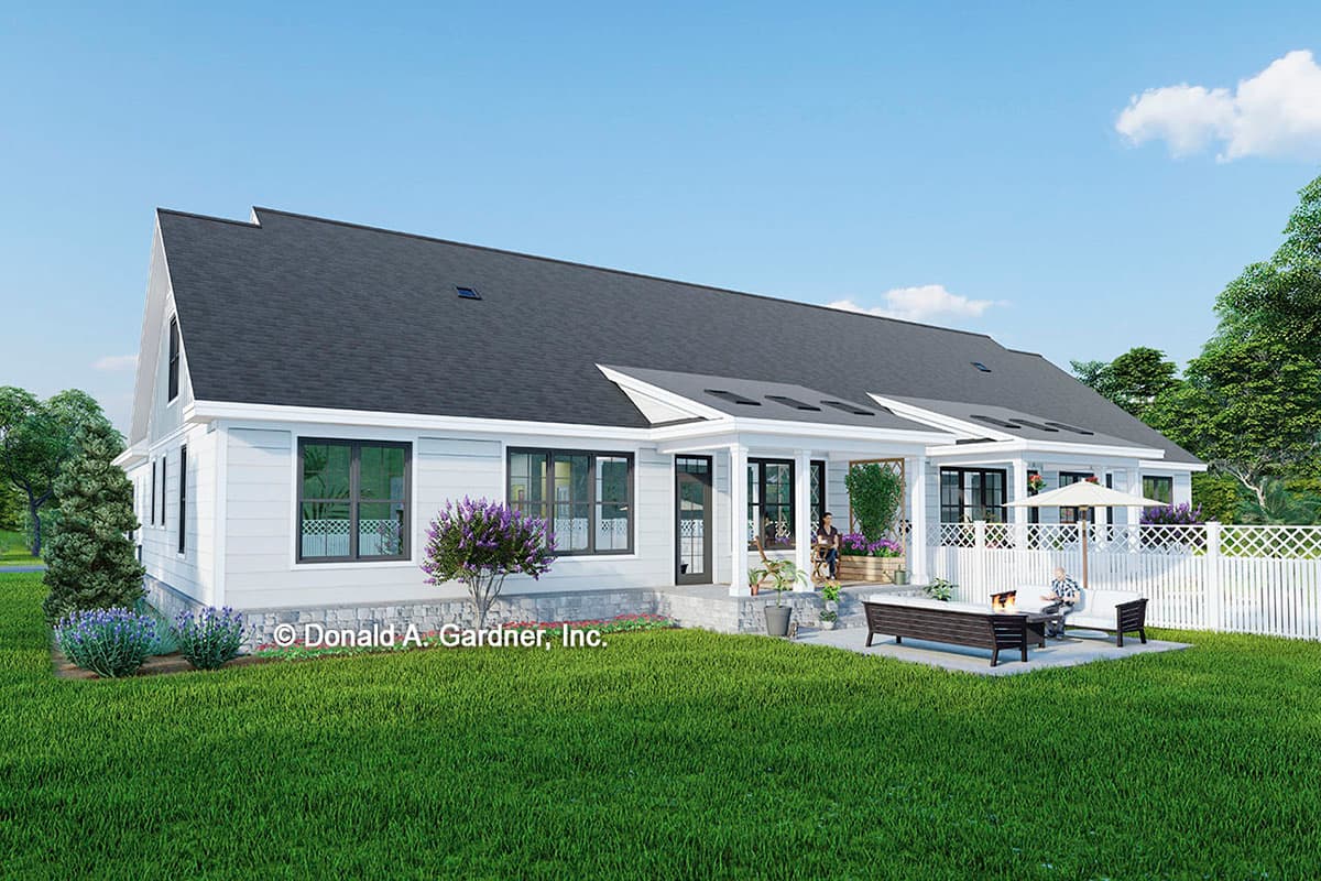 Plan 444378GDN: Two-Story Duplex with New American Styling and Matching 1875 Square Foot 3-Bed Units - Image #5 - Country, Craftsman, Modern Farmhouse, New American