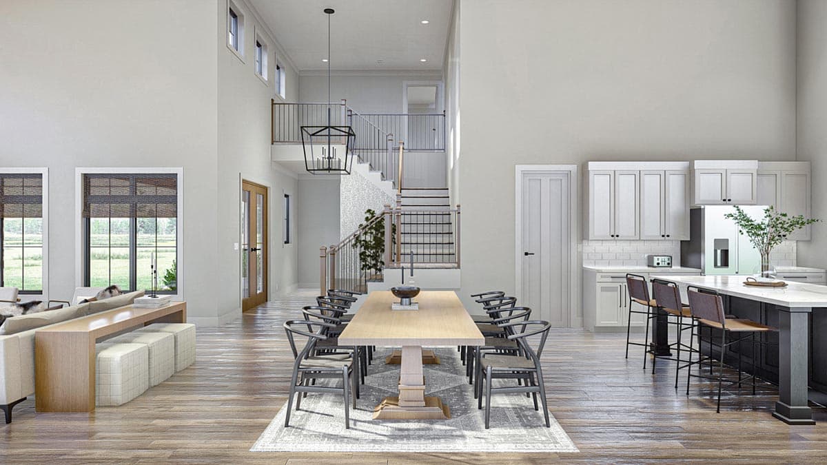 Plan 623183DJ: 4-Bed Barndominium-Style House Plan with 3 Outdoor Spaces - 2734 Sq Ft - Image #9 - Barndominium, Country, Farmhouse, Modern Farmhouse, Rustic