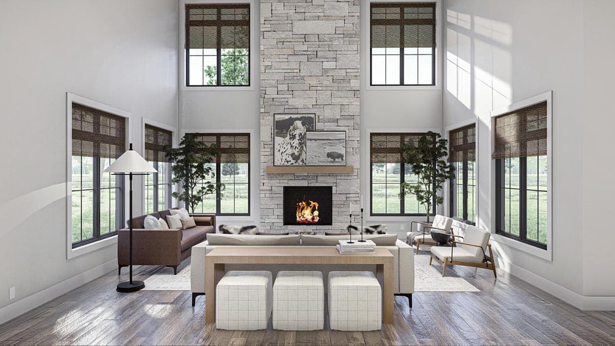 Plan 623183DJ: 4-Bed Barndominium-Style House Plan with 3 Outdoor Spaces - 2734 Sq Ft - Image #11 - Barndominium, Country, Farmhouse, Modern Farmhouse, Rustic