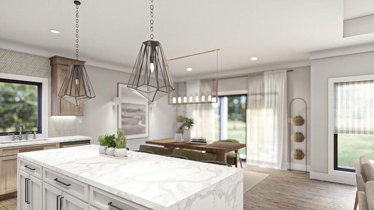 Plan 623184DJ: One-Story Contemporary Country House Plan Under 2000 Square Feet with 3 Beds - Image #14 - Country, Farmhouse, Modern Farmhouse, New American, Ranch