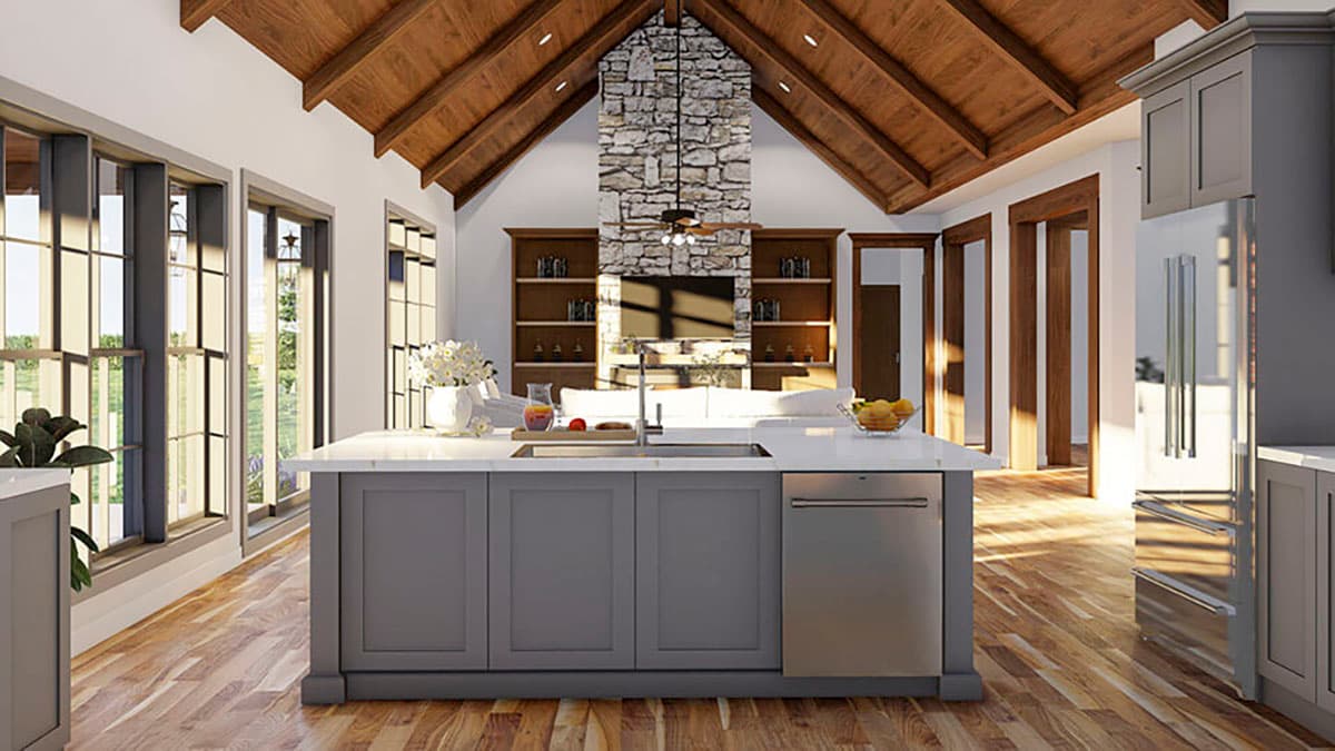 Plan 70841MK: 4-Bed House Plan Under 2800 Square Feet with a Vaulted Great Room and Bonus Expansion - Image #9 - European, French Country, Rustic, Transitional