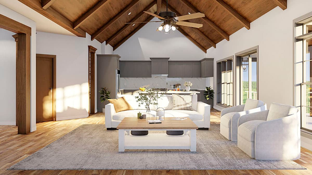 Plan 70841MK: 4-Bed House Plan Under 2800 Square Feet with a Vaulted Great Room and Bonus Expansion - Image #13 - European, French Country, Rustic, Transitional