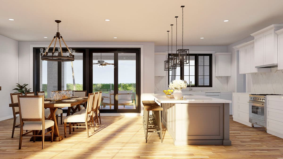 Plan 70842MK: Acadian Country-Inspired House Plan with Porte-Cochere and Detached 2-Car Garage with Bonus - Image #13 - Acadian, European, French Country, Louisiana-Style, Southern