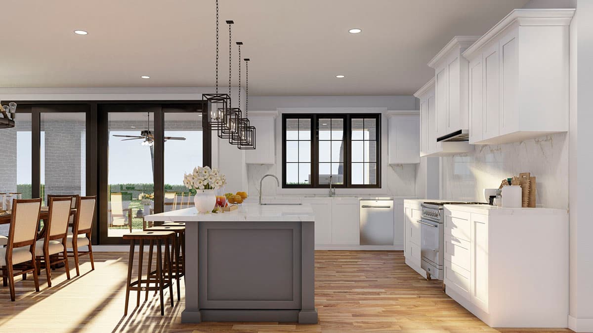 Plan 70842MK: Acadian Country-Inspired House Plan with Porte-Cochere and Detached 2-Car Garage with Bonus - Image #16 - Acadian, European, French Country, Louisiana-Style, Southern