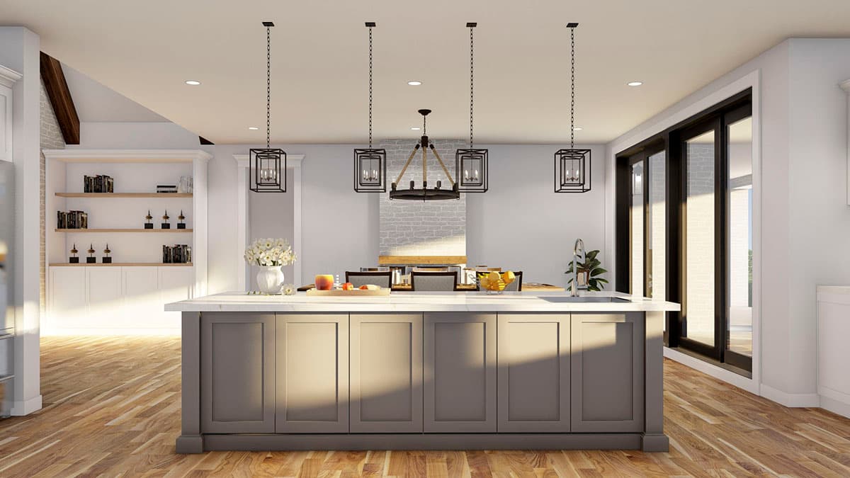 Plan 70842MK: Acadian Country-Inspired House Plan with Porte-Cochere and Detached 2-Car Garage with Bonus - Image #17 - Acadian, European, French Country, Louisiana-Style, Southern