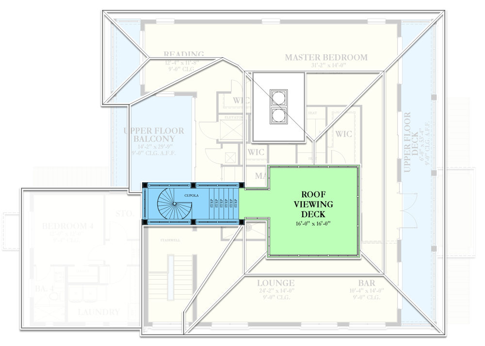 Plan 82280KA: Contemporary Coastal Home Plan with Rooftop Deck and Private Homeowner Level - Floor Plan - Rooftop Deck - Beach, Coastal, Coastal Contemporary, Country, Low Country, New American, Southern, Southern Traditional, Traditional