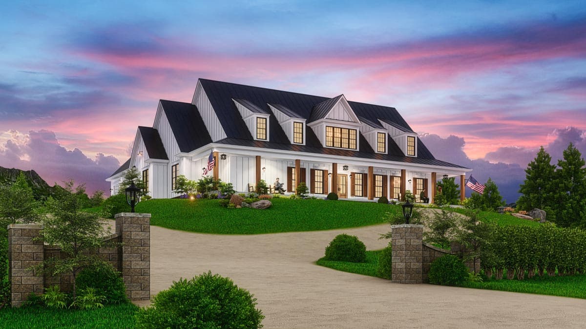 Plan 25799GE: 3-Bedroom Single-Story Modern Farmhouse Plan Under 3000 Square Feet - Image #5 - Country, Farmhouse, Modern Farmhouse, New American, Rustic, Traditional